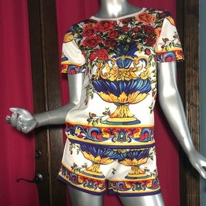 Yativi matching shirt and shorts